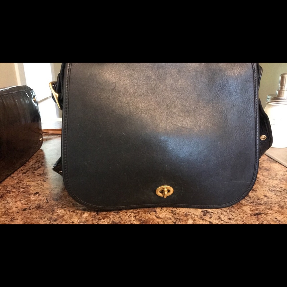 Vintage Coach saddle bag cross body AUTHENTIC